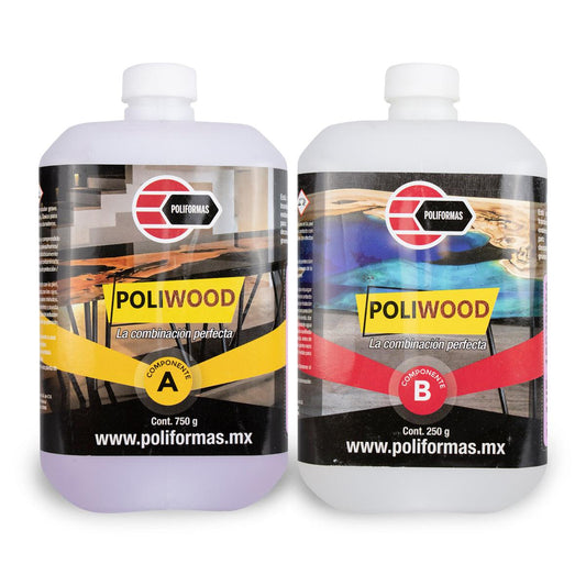 Resina Poliwood sistema A + B - POLIFORMAS PLÁSTICAS