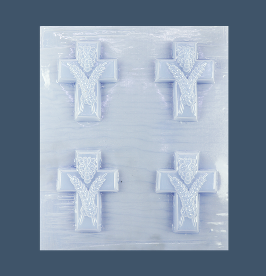 Molde de Cruz con trigo - POLIFORMAS PLÁSTICAS