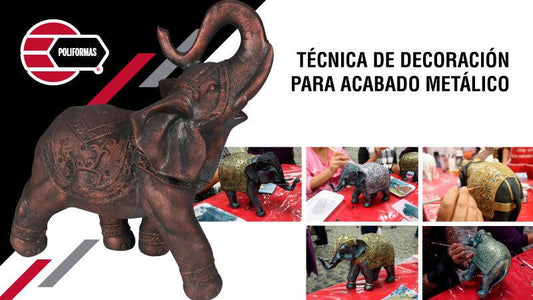 Técnica de decoración para acabado metálico - POLIFORMAS PLÁSTICAS