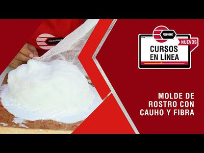 Creación Molde de Rostro con Caucho de Silicón