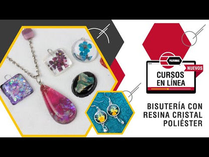 Elaboración de bisutería con resina cristal poliéster