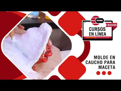 Creación de Molde de Caucho para Maceta