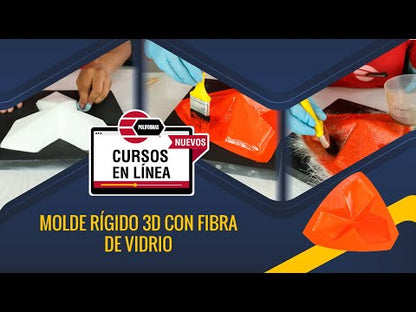 Fabricación de molde rígido 3D con fibra de vidrio