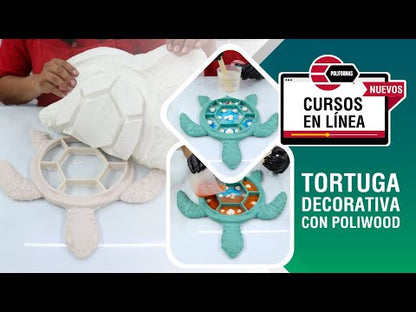 Creación de tortuga decorativa con Poliwood