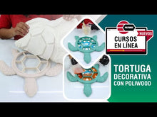 Cargar y reproducir el video en el visor de la galería, Creación de tortuga decorativa con Poliwood
