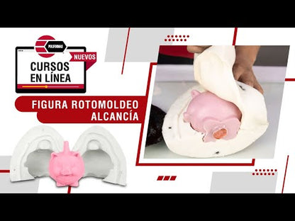 Rotomoldeo para fabricación de alcancía