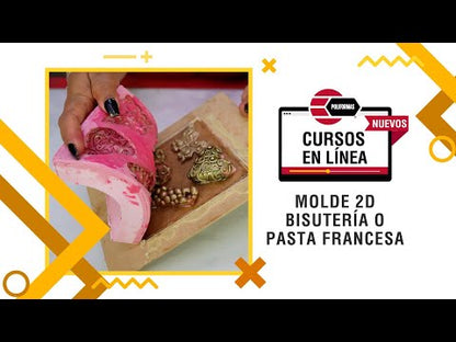 Elaboración de molde 2D de bisutería o pasta francesa