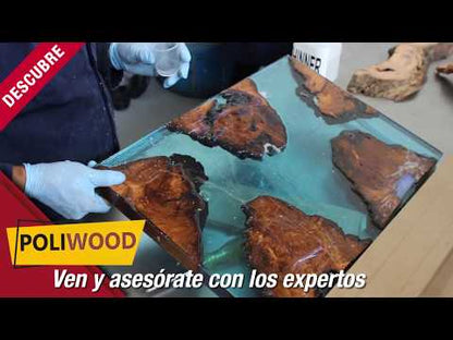 Resina Epóxica alto espesor Poliwood sistema A + B