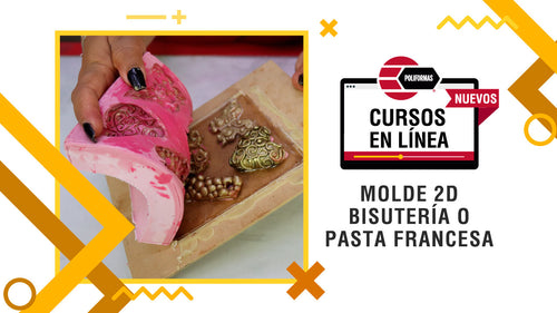 Elaboración de molde 2D de bisutería o pasta francesa - POLIFORMAS PLÁSTICAS