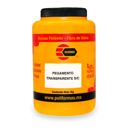 Pegamento Transparente - POLIFORMAS PLÁSTICAS