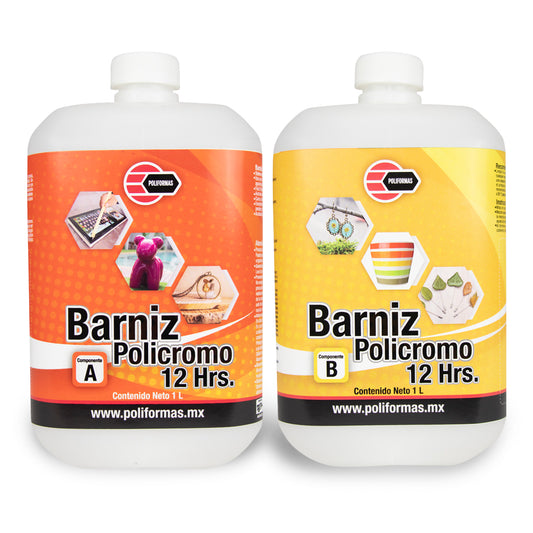 Barniz Policromo A-B Secado 12 hrs. - POLIFORMAS PLÁSTICAS